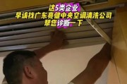 舟山大型中央空调清洗方法解析（为您的健康与舒适保驾护航）