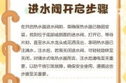 热水器水阀不上水的解决方法（如何应对热水器水阀无水问题）