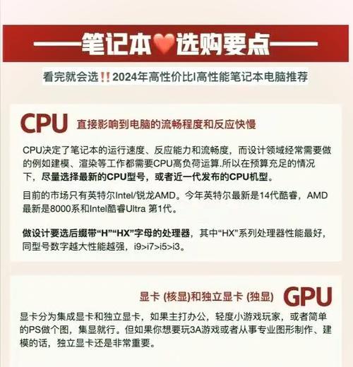 2024年选购电脑配置有哪些要点？