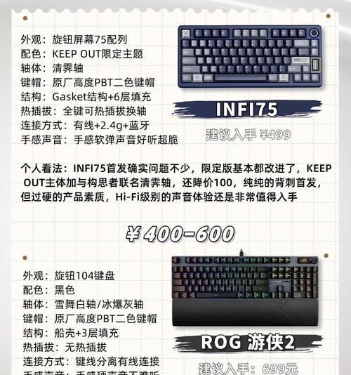 单独购买键盘推荐选择？