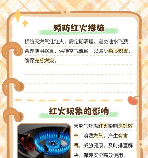 燃气灶火焰变红的原因及处理方法（遇到燃气灶火焰变红问题时该如何应对）