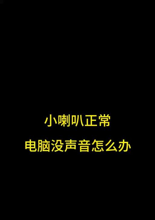 电脑小喇叭失效的解决方法（没有声音？别急，这里有15种解决方法！）